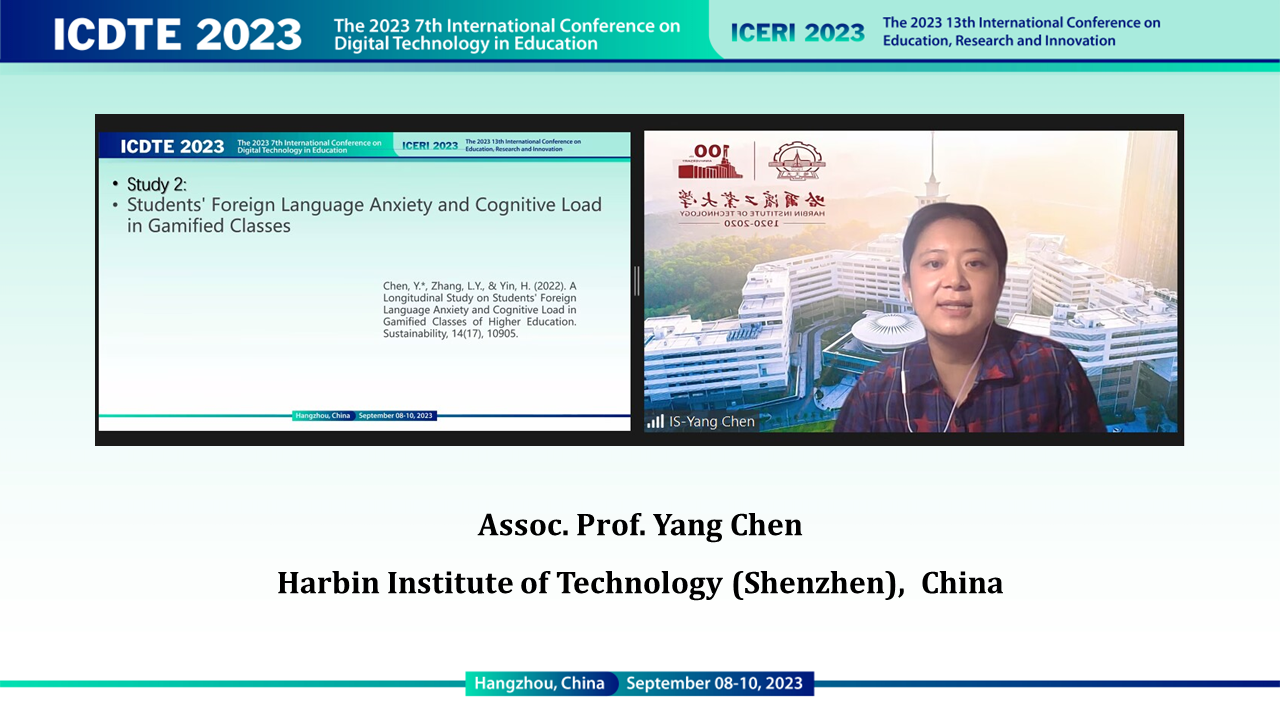 Invited Speaker Assoc. Prof. Yang Chen